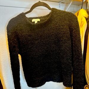 Black Stretchy comy sweater